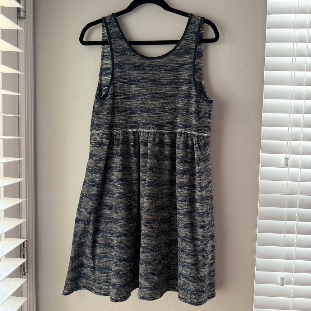 Free People Stylish Gray Blue Dress